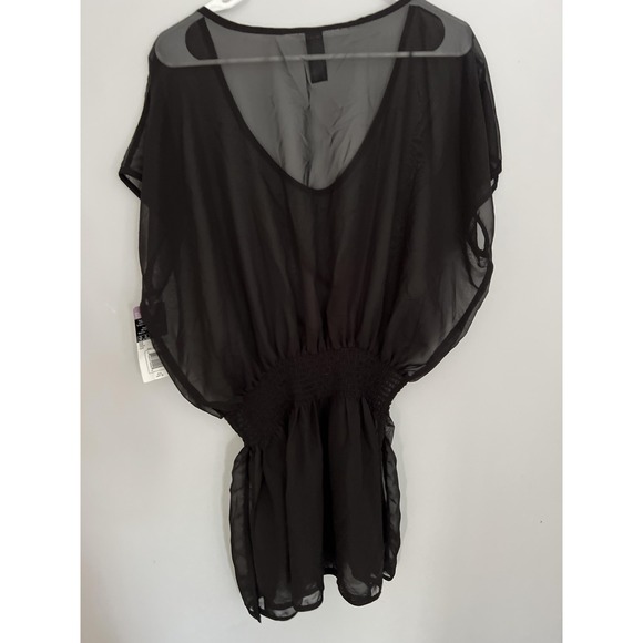 Smart & Sexy Flutter Cover Up Womens L-XL Sheer Swim Beach Tunic Blouse NWT - Picture 8 of 12